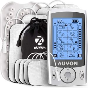 Auvon dual channel TENS unit muscle stimulator
